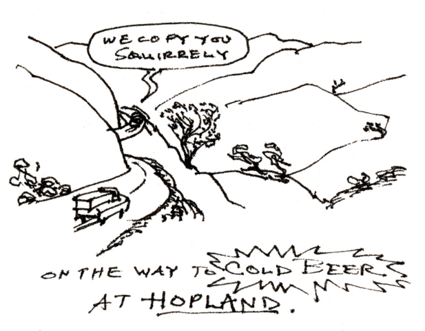 Hopland Sketch by Peter Borden