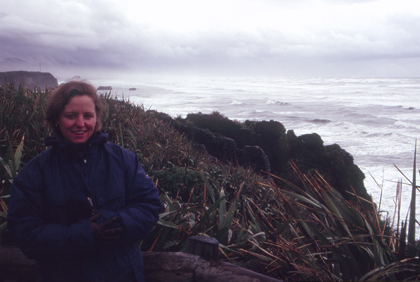 Laura and the edge of the island