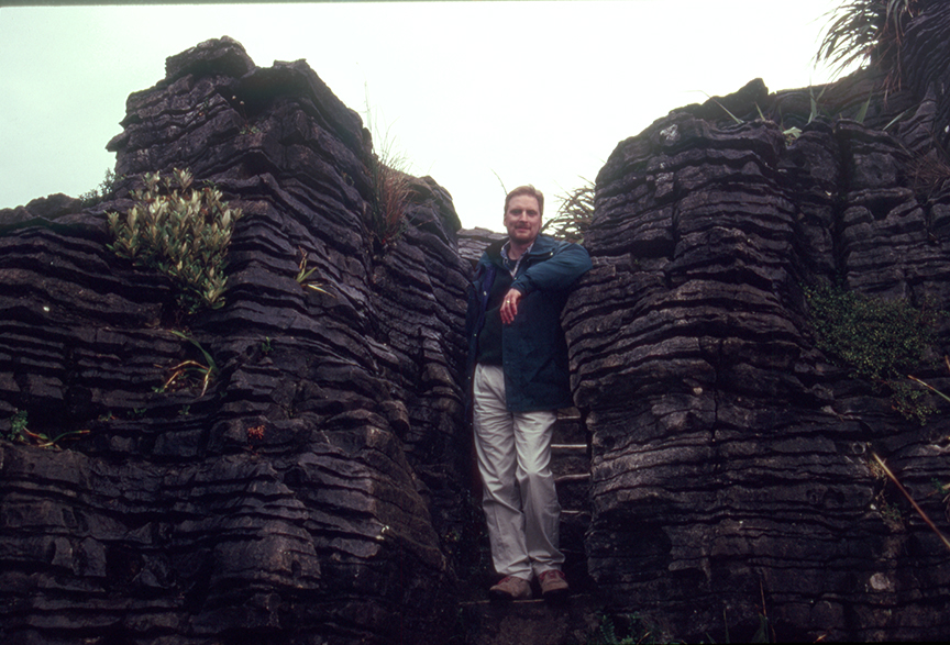 Dale at Pancake Rocks