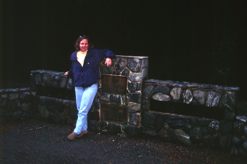 Laura at the Great Divide