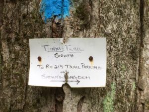 Tunxis Trail Marker